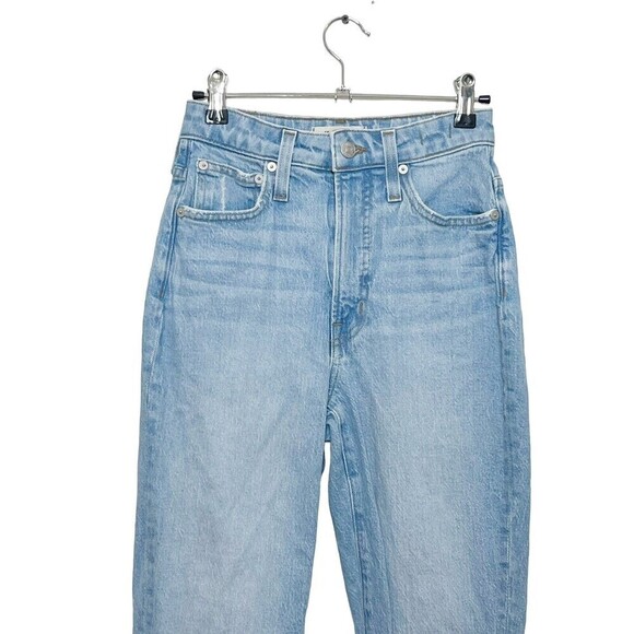 Madewell Curvy Perfect Vintage Jeans Women’s Size 24 Blue Fiore Wash High Rise - Picture 3 of 12